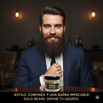 GOLD BEARD – Tratamiento para Crecimiento de Barba y Bigote